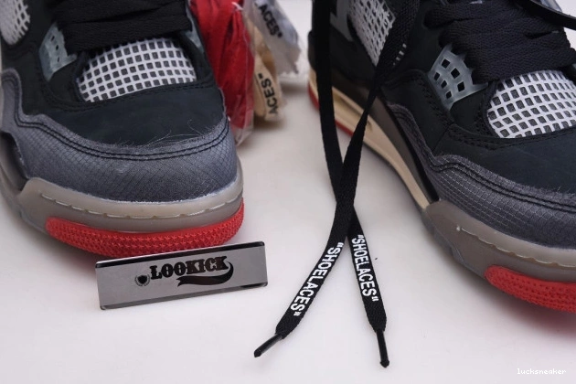 Reps LUCY Jordan Air x 4 White Bred Off CV9388-001 Retro 0719